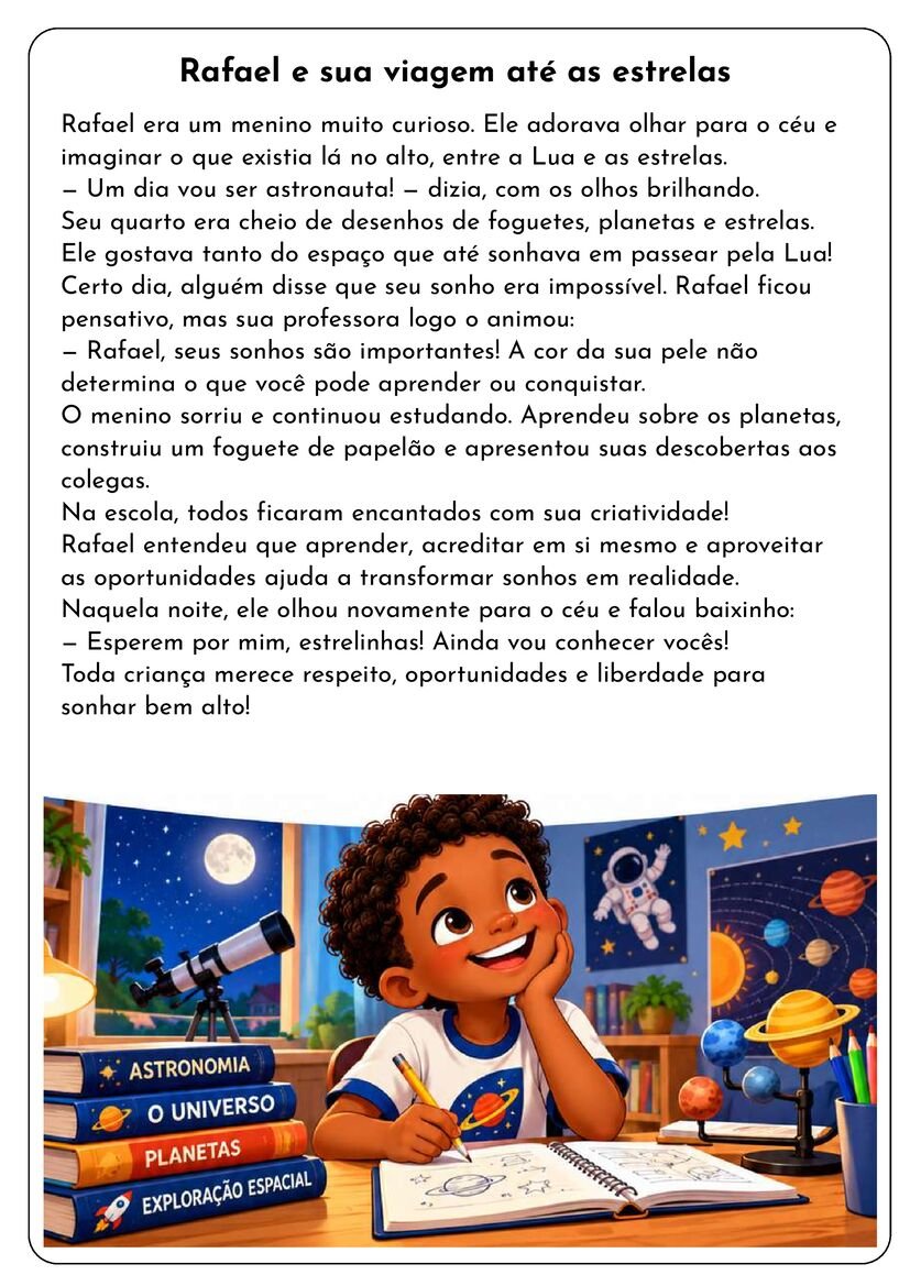 Textos sobre Consciência Negra para Educação Infantil pdf página 3